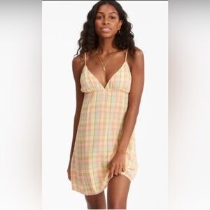 Billabong rainbow mini dress